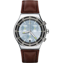 Load image into Gallery viewer, Swatch Watch Stock Xchange YVS429 Wrist Shot
