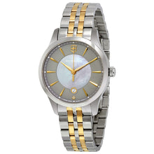 Load image into Gallery viewer, Victorinox Alliance 241753 Stainless Steel Case With Gold Markers On Mother Of Pearl Dial On Two Tone Stainless Steel Wrist Shot
