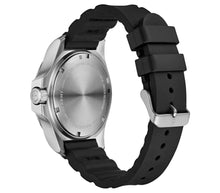 Load image into Gallery viewer, Victorinox INOX 2416821 Black Dial On Black Rubber Clasp Shot
