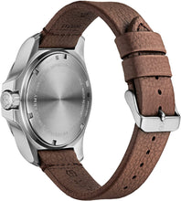 Load image into Gallery viewer, Victorinox INOX 241738 Grey Dial On Brown Leather Clasp Shot
