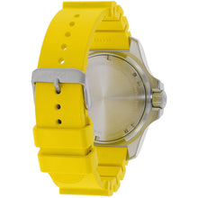 Load image into Gallery viewer, Victorinox INOX Professional Diver Stainless Steel 241735 Yellow Dial On Yellow Rubber Clasp Shot
