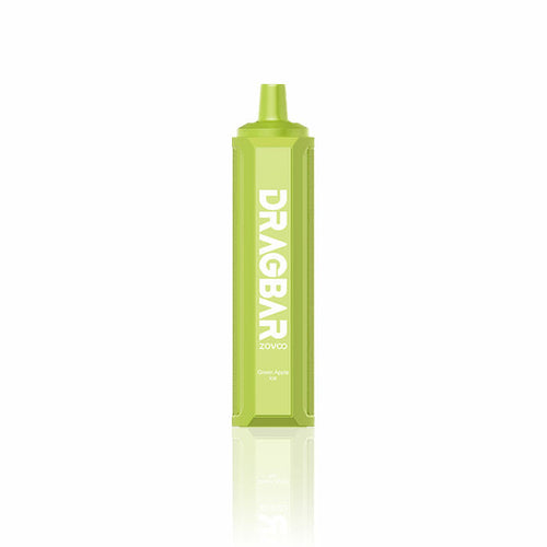 ZoVoo Dragbar Green Apple Ice F 8000 Puffs Disposable Vape Pod 50mg Nicotine