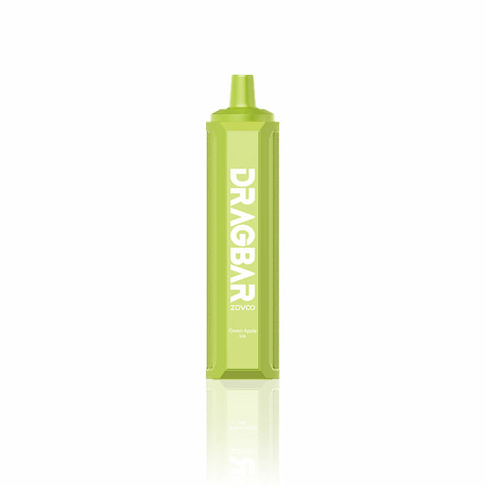 ZoVoo Dragbar Green Apple Ice F 8000 Puffs Disposable Vape Pod 50mg Nicotine