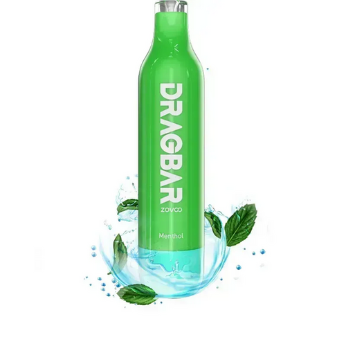 ZoVoo Dragbar Menthol 2200 Puffs Disposable Vape Pod 50mg nicotine